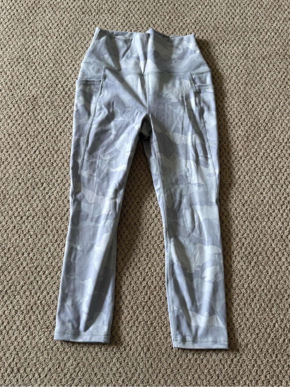 RBX Women's Light Gray Camo Leggings